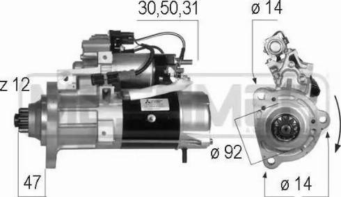 Messmer 220571 - Стартер autospares.lv