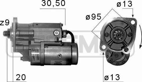 Messmer 220577A - Стартер autospares.lv