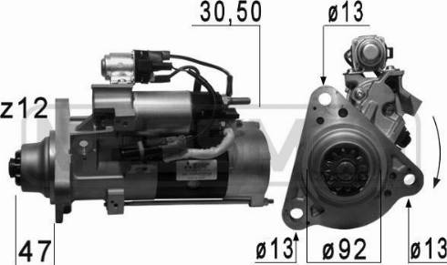 Messmer 220690A - Стартер autospares.lv