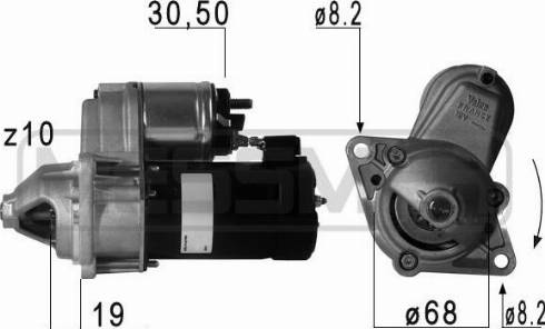 Messmer 220691A - Стартер autospares.lv