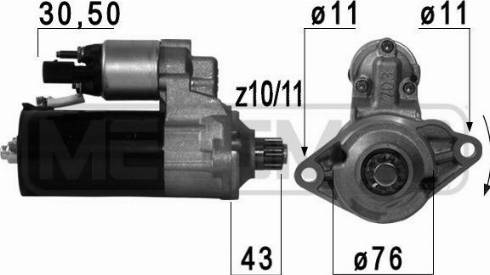 Messmer 220698A - Стартер autospares.lv