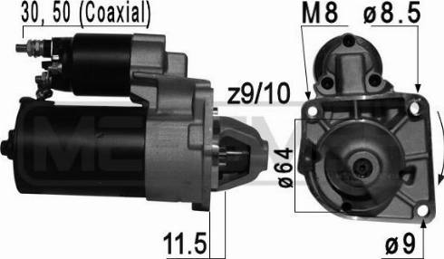 Messmer 220697A - Стартер autospares.lv