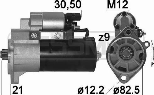 Messmer 220651A - Стартер autospares.lv