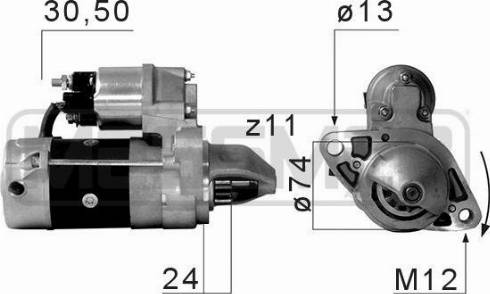 Messmer 220664A - Стартер autospares.lv