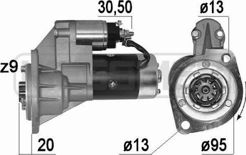 Messmer 220608A - Стартер autospares.lv