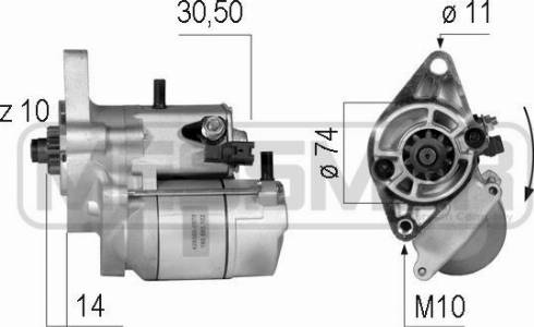 Messmer 220602A - Стартер autospares.lv