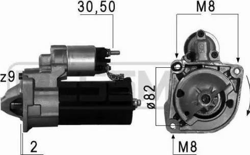 Messmer 220610 - Стартер autospares.lv