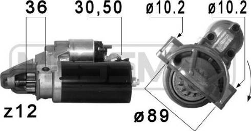 Messmer 220681A - Стартер autospares.lv