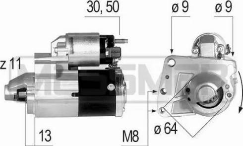 Messmer 220638 - Стартер autospares.lv