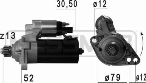 Messmer 220673A - Стартер autospares.lv