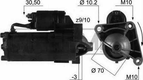 Messmer 220099R - Стартер autospares.lv