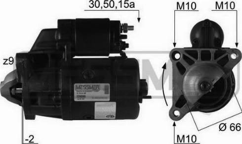 Messmer 220098R - Стартер autospares.lv