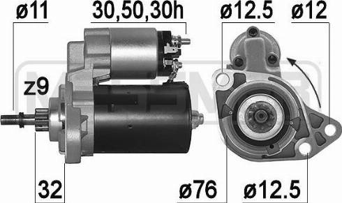 Messmer 220097A - Стартер autospares.lv