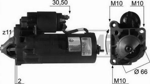 Messmer 220049R - Стартер autospares.lv