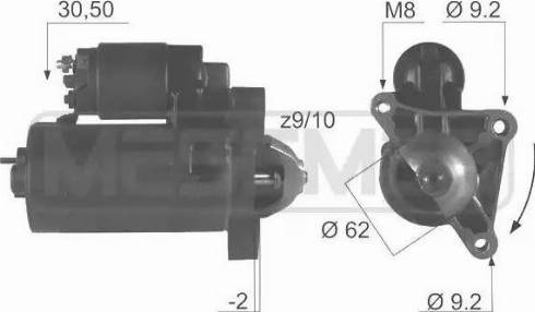 Messmer 220044 - Стартер autospares.lv