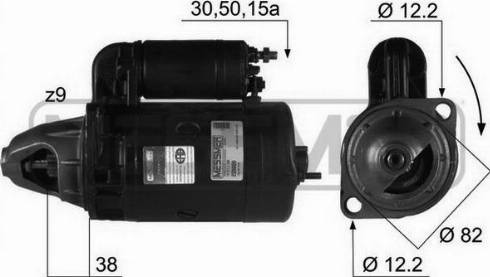 Messmer 220008R - Стартер autospares.lv