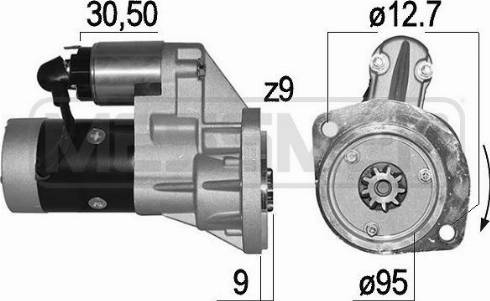 Messmer 220003R - Стартер autospares.lv