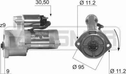 Messmer 220003 - Стартер autospares.lv