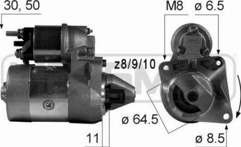 Messmer 220014A - Стартер autospares.lv