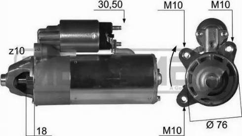 Messmer 220015 - Стартер autospares.lv