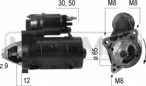 Messmer 220018 - Стартер autospares.lv