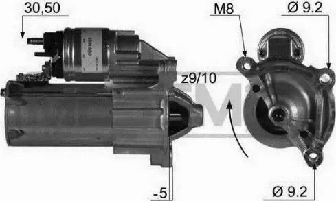 Messmer 220012 - Стартер autospares.lv