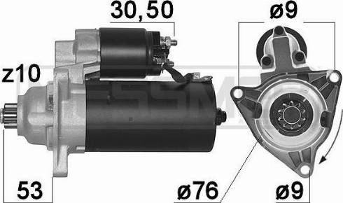 Messmer 220085R - Стартер autospares.lv