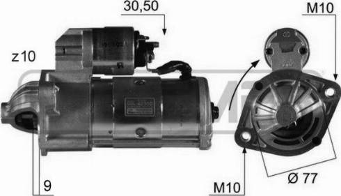 Messmer 220086A - Стартер autospares.lv