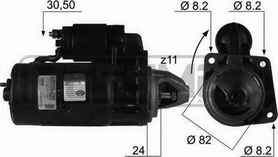 Messmer 220080 - Стартер autospares.lv