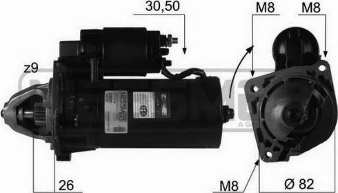 Messmer 220081R - Стартер autospares.lv