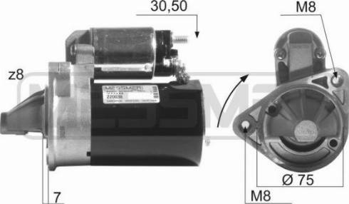 Messmer 220036A - Стартер autospares.lv