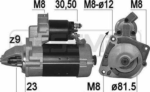 Messmer 220033R - Стартер autospares.lv