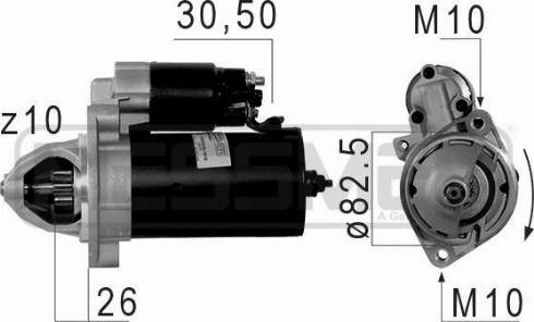 Messmer 220029A - Стартер autospares.lv