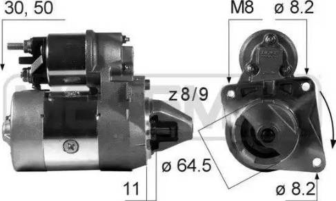 Messmer 220024 - Стартер autospares.lv