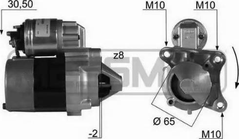 Messmer 220023 - Стартер autospares.lv