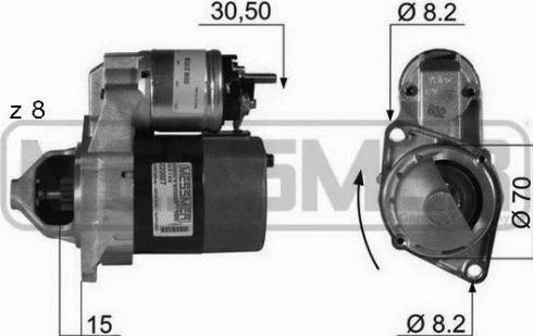 Messmer 220027A - Стартер autospares.lv