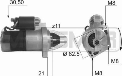 Messmer 220079A - Стартер autospares.lv