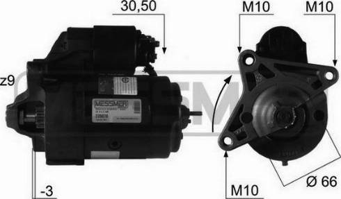 Messmer 220070R - Стартер autospares.lv