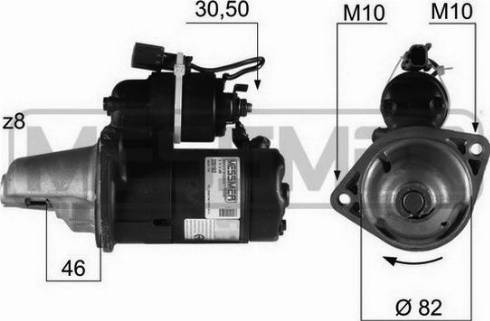 Messmer 220192R - Стартер autospares.lv