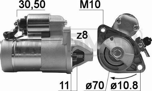 Messmer 220197A - Стартер autospares.lv