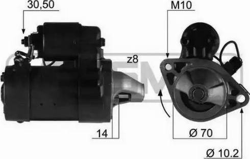 Messmer 220197 - Стартер autospares.lv