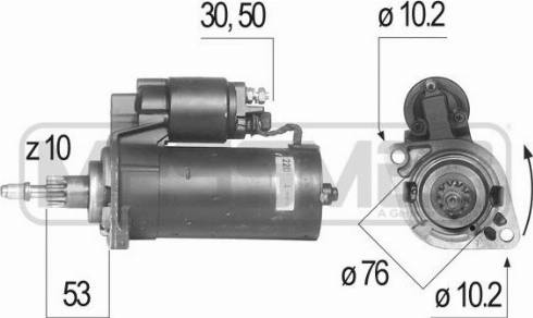 Messmer 220144R - Стартер autospares.lv