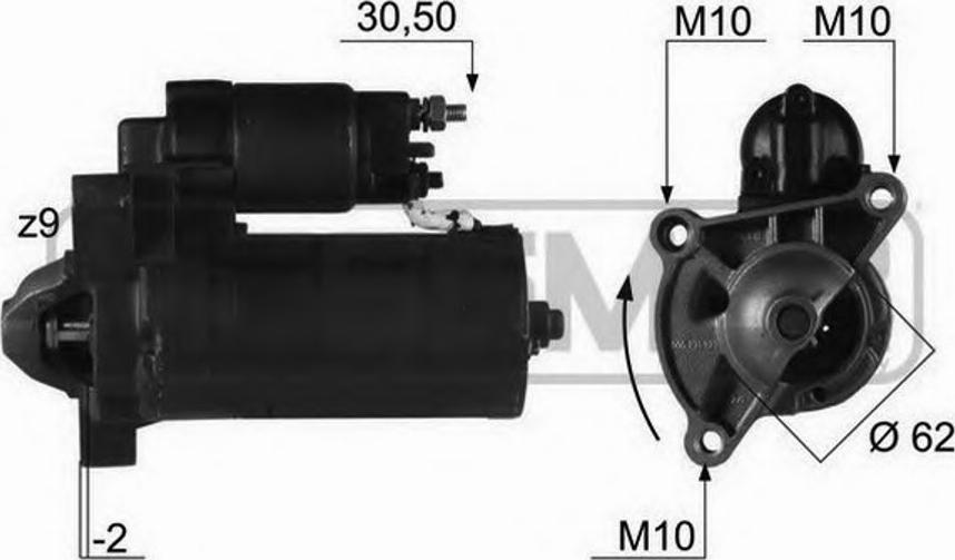 Messmer 220140 - Стартер autospares.lv