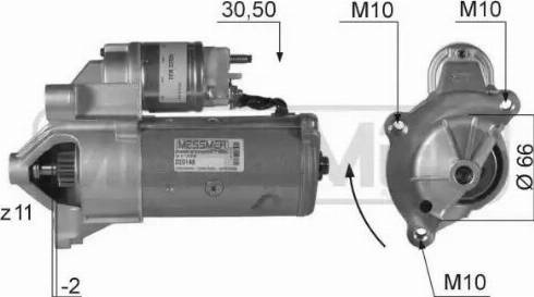 Messmer 220148 - Стартер autospares.lv