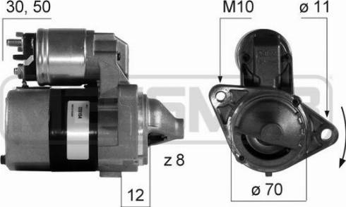 Messmer 220154R - Стартер autospares.lv