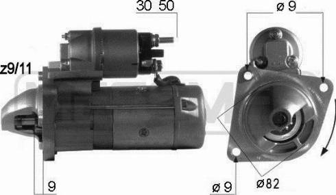 Messmer 220155A - Стартер autospares.lv