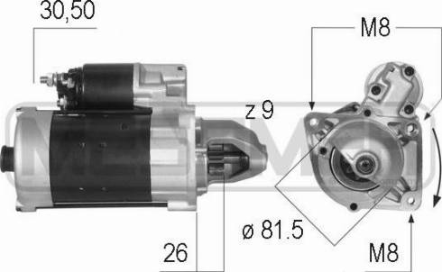 Messmer 220156A - Стартер autospares.lv