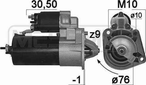 Messmer 220104A - Стартер autospares.lv