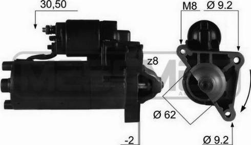 Messmer 220108A - Стартер autospares.lv