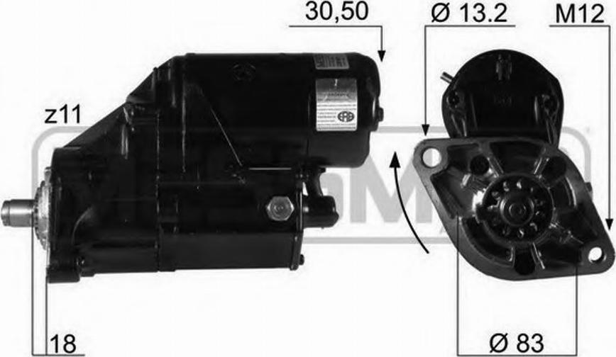 Messmer 220103 - Стартер autospares.lv